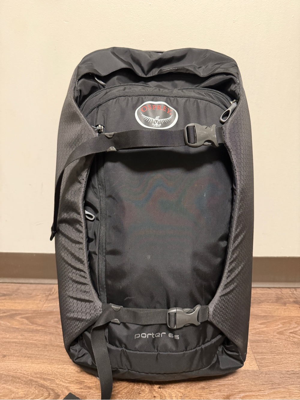 Osprey Porter 65 Large Travel Backpack Black